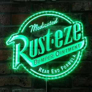 Rusteze Logo RGB LED Sign