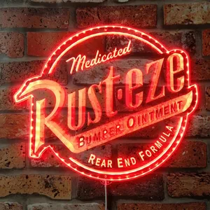Rusteze Logo RGB LED Sign