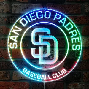 San Diego Padres Logo 2 RGB LED Sign