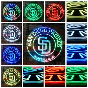 San Diego Padres Logo 2 RGB LED Sign