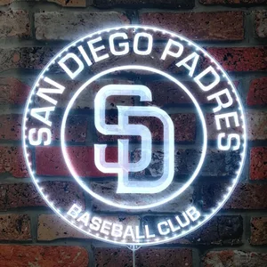 San Diego Padres Logo 2 RGB LED Sign