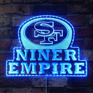 San Francisco 49ers Niner Empire RGB LED Sign