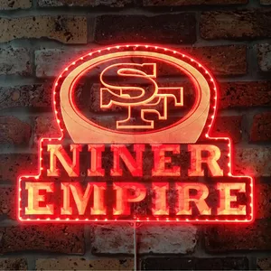 San Francisco 49ers Niner Empire RGB LED Sign
