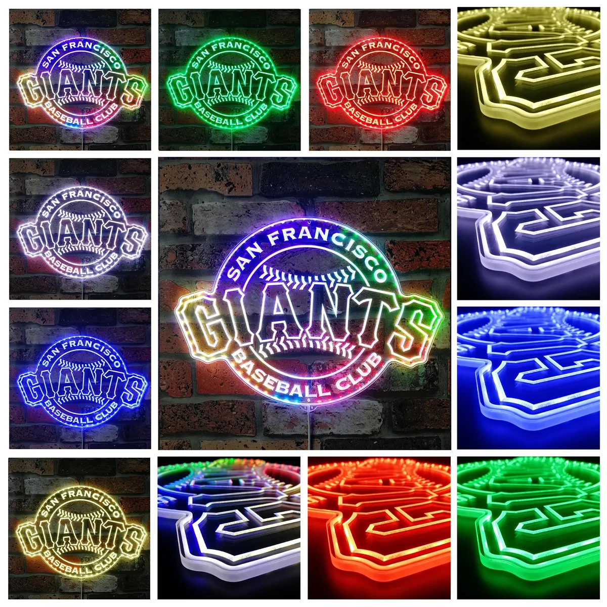 San Francisco Giants Logo 2 RGB LED Sign