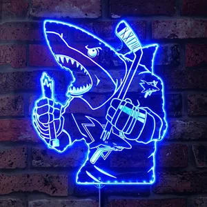 San Jose Sharks Bardown RGB LED Sign