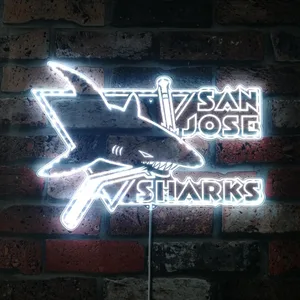 San Jose Sharks Logo RGB LED Sign