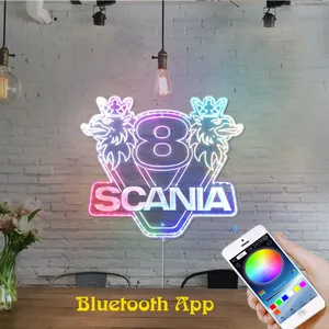 Scania Logo RGB LED Sign