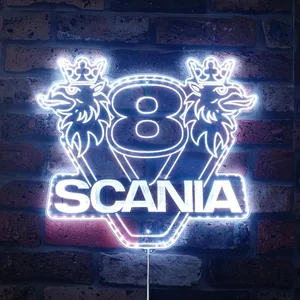 Scania Logo RGB LED Sign