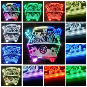 Scooby-Doo Bus RGB LED Sign