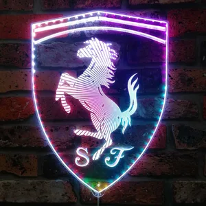 Scuderia Ferrari Logo RGB LED Sign