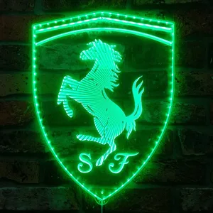 Scuderia Ferrari Logo RGB LED Sign
