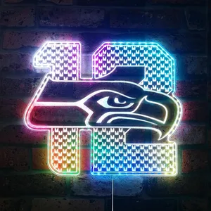Seattle Seahawks 12 RGB LED Sign