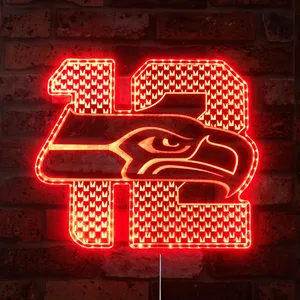 Seattle Seahawks 12 RGB LED Sign
