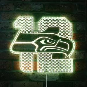 Seattle Seahawks 12 RGB LED Sign