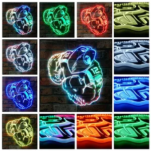 Seattle Seahawks Bardown RGB LED Sign