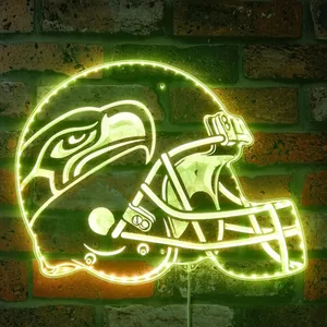Seattle Seahawks Helmet Logo RGB LED Sign