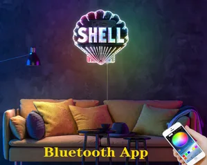 Shell Logo RGB LED Sign