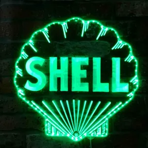 Shell Logo RGB LED Sign