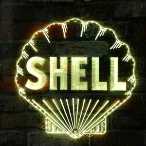 Shell Logo RGB LED Sign