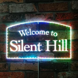 Silent Hill Welcome RGB LED Sign