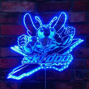 Ski-doo Angry Bee RGB LED Sign