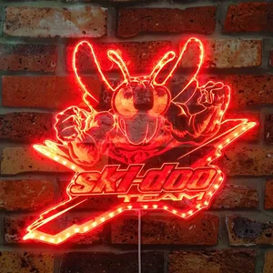 Ski-doo Angry Bee RGB LED Sign