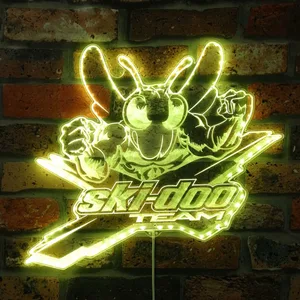 Ski-doo Angry Bee RGB LED Sign