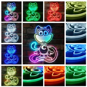 Smiling Critters Catnap RGB LED Sign