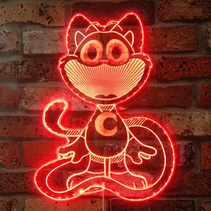 Smiling Critters Catnap RGB LED Sign