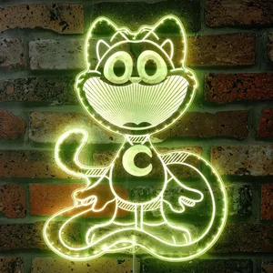 Smiling Critters Catnap RGB LED Sign