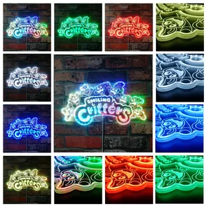 Smiling Critters Logo RGB LED Sign