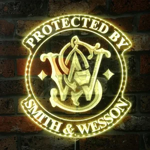 Smith & Wesson Logo RGB LED Sign