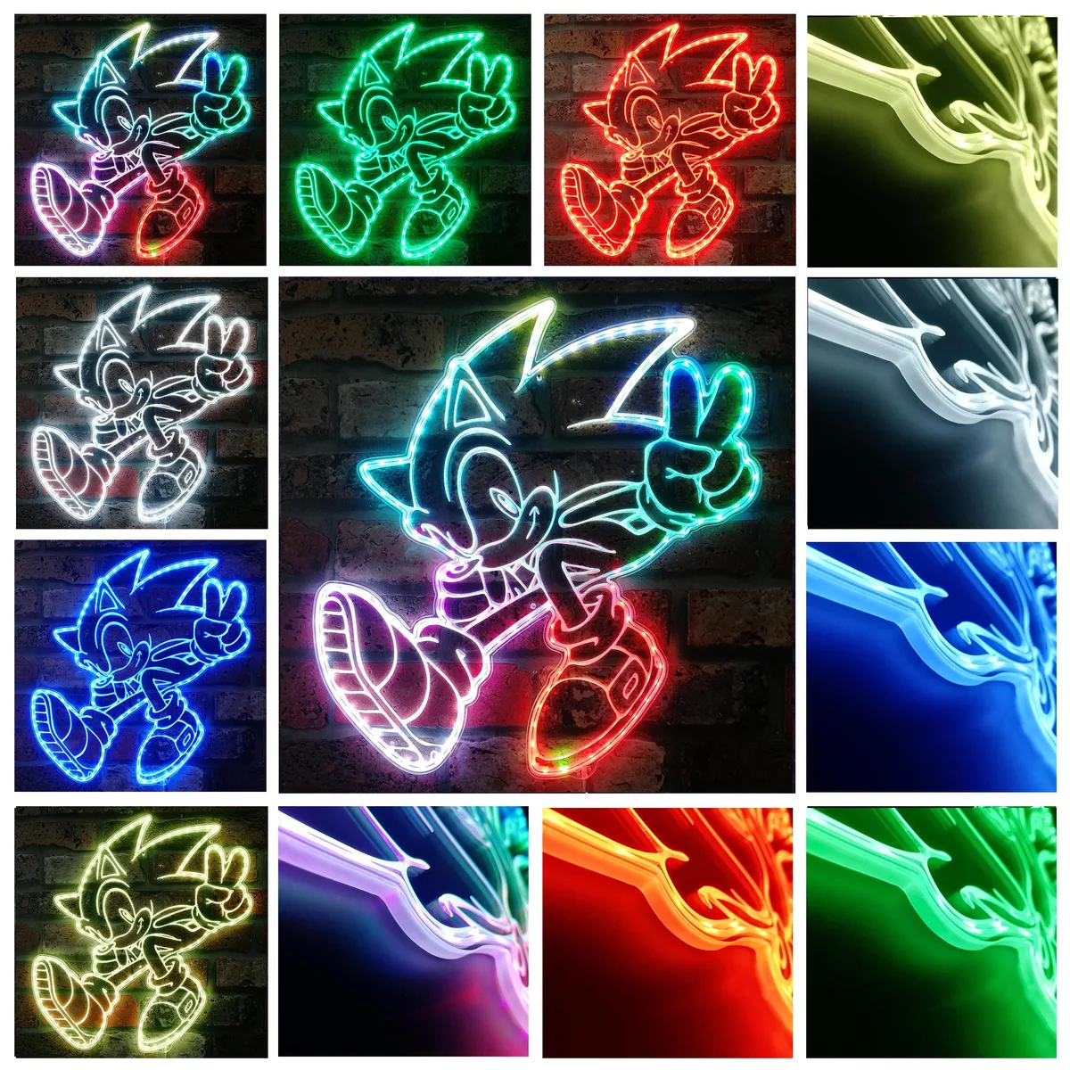 Sonic the Hedgehog Sonic RGB LED Sign