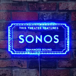 Sonos Theater Sign RGB LED Sign