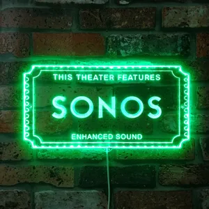 Sonos Theater Sign RGB LED Sign