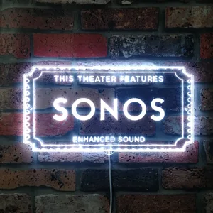 Sonos Theater Sign RGB LED Sign