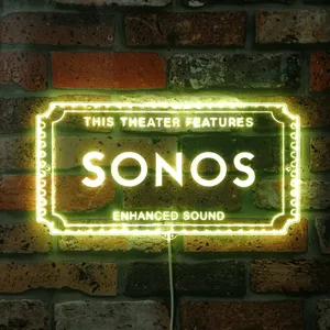Sonos Theater Sign RGB LED Sign