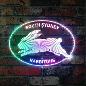 South Sydney Rabbitohs Logo RGB LED Sign