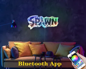 Spawn Logo RGB LED Sign
