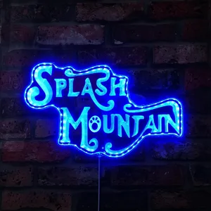 Splash Mountain Logo RGB LED Sign