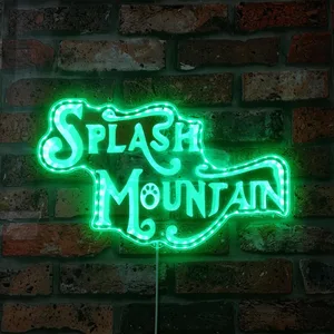 Splash Mountain Logo RGB LED Sign