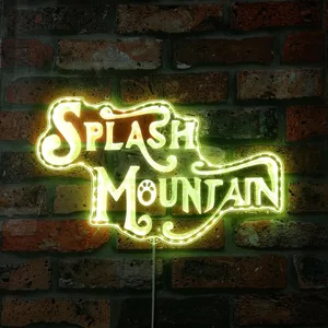 Splash Mountain Logo RGB LED Sign
