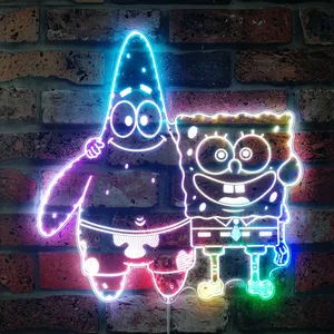 Spongebob Squarepants Spongebob and Patrick RGB LED Sign