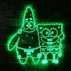 Spongebob Squarepants Spongebob and Patrick RGB LED Sign