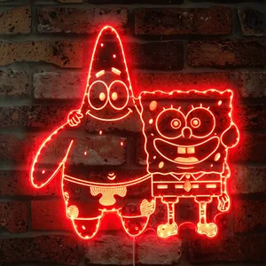 Spongebob Squarepants Spongebob and Patrick RGB LED Sign