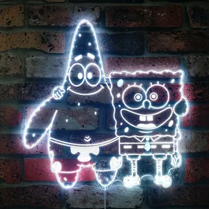 Spongebob Squarepants Spongebob and Patrick RGB LED Sign
