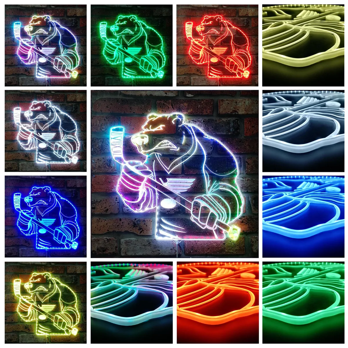 St Louis Blues Bardown RGB LED Sign
