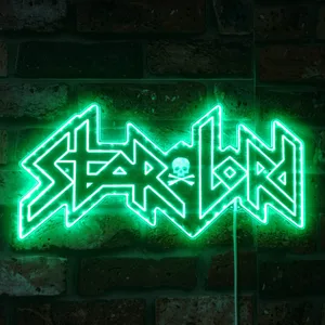 Star Lord Band Logo RGB LED Sign