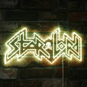Star Lord Band Logo RGB LED Sign