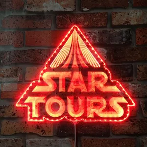 Star Tours Logo RGB LED Sign